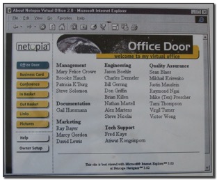 Award Netopia Office Door Dev Team