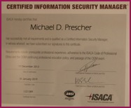 ISACA Manager
