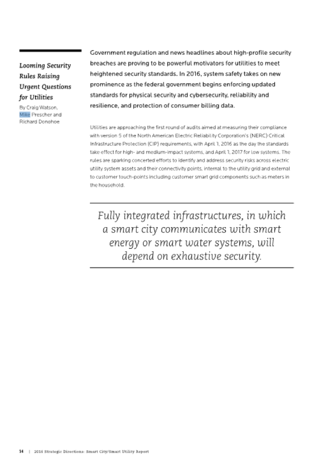 Looming Security Rules 2016 Strategic Directions Smart City Page 1