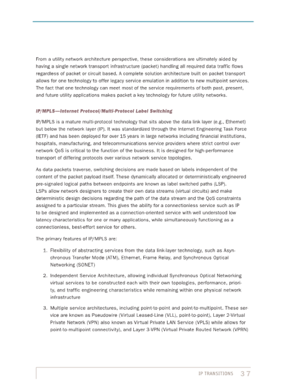 UTC IP Transistions MPLS Section Page 1